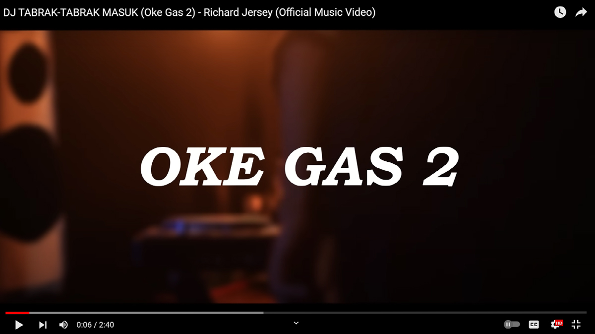 Lagu Oke Gas Tabrak Tabrak Masuk